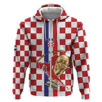Custom Croatia Football Hoodie Vatreni 2026 Ready For The World - Wonder Print Shop