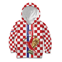 Custom Croatia Football Kid Hoodie Vatreni 2026 Ready For The World - Wonder Print Shop