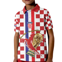 Custom Croatia Football Kid Polo Shirt Vatreni 2026 Ready For The World - Wonder Print Shop