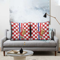 Croatia Football Pillow Cover Vatreni 2026 Ready For The World - Wonder Print Shop