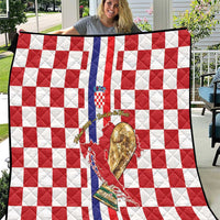 Croatia Football Quilt Vatreni 2026 Ready For The World - Wonder Print Shop