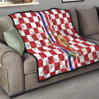 Croatia Football Quilt Vatreni 2026 Ready For The World - Wonder Print Shop