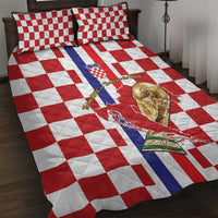 Croatia Football Quilt Bed Set Vatreni 2026 Ready For The World - Wonder Print Shop