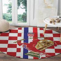 Croatia Football Round Carpet Vatreni 2026 Ready For The World - Wonder Print Shop