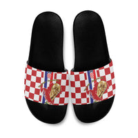 Croatia Football Slide Sandals Vatreni 2026 Ready For The World - Wonder Print Shop