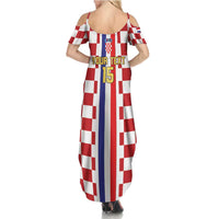 Custom Croatia Football Summer Maxi Dress Vatreni 2026 Ready For The World - Wonder Print Shop