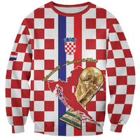 Custom Croatia Football Sweatshirt Vatreni 2026 Ready For The World - Wonder Print Shop