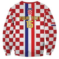 Custom Croatia Football Sweatshirt Vatreni 2026 Ready For The World - Wonder Print Shop