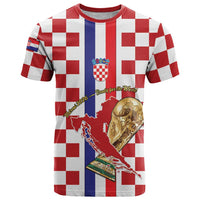 Custom Croatia Football T Shirt Vatreni 2026 Ready For The World - Wonder Print Shop