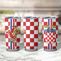 Custom Croatia Football Tumbler Cup Vatreni 2026 Ready For The World - Wonder Print Shop