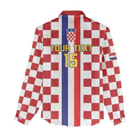Custom Croatia Football Women Casual Shirt Vatreni 2026 Ready For The World - Wonder Print Shop