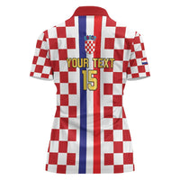 Custom Croatia Football Women Polo Shirt Vatreni 2026 Ready For The World - Wonder Print Shop