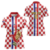 Custom Croatia Football Women Polo Shirt Vatreni 2026 Ready For The World - Wonder Print Shop