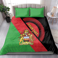 Personalised Malawi Bedding Set Coat Of Arms - Flag Style - Wonder Print Shop