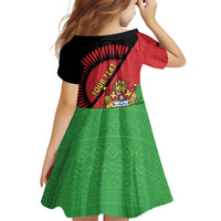 Personalised Malawi Family Matching Puletasi and Hawaiian Shirt Coat Of Arms - Flag Style