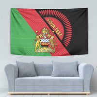 Personalised Malawi Tapestry Coat Of Arms - Flag Style - Wonder Print Shop