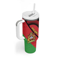 Personalised Malawi Tumbler With Handle Coat Of Arms - Flag Style - Wonder Print Shop