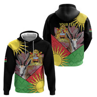 Personalised Malawi Thomsons Gazelle Hoodie Lotus - African Pattern - Wonder Print Shop