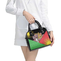 Personalised Malawi Thomsons Gazelle Shoulder Handbag Lotus - African Pattern - Wonder Print Shop