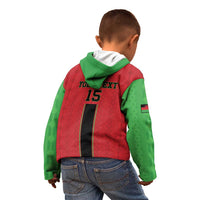 Custom Malawi Football Kid Hoodie Go Flames - Wonder Print Shop