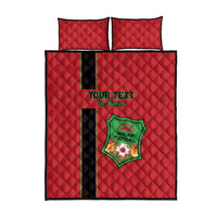Custom Malawi Football Quilt Bed Set Go Flames - Wonder Print Shop