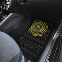 Personalised South Africa Car Mats African Tribal Pattern