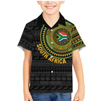 Personalised South Africa Family Matching Mermaid Dress and Hawaiian Shirt African Tribal Pattern