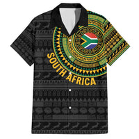 Personalised South Africa Family Matching Puletasi and Hawaiian Shirt African Tribal Pattern