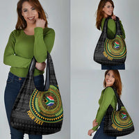 Personalised South Africa Grocery Bag African Tribal Pattern