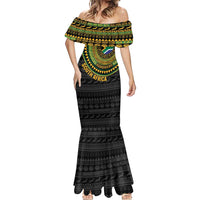 Personalised South Africa Mermaid Dress African Tribal Pattern