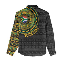 Personalised South Africa Women Casual Shirt African Tribal Pattern