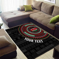 Personalised Kenya Area Rug African Tribal Pattern