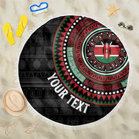 Personalised Kenya Beach Blanket African Tribal Pattern