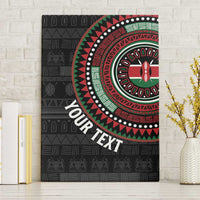 Personalised Kenya Canvas Wall Art African Tribal Pattern