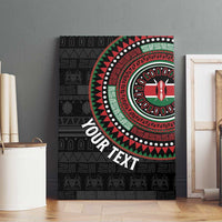 Personalised Kenya Canvas Wall Art African Tribal Pattern