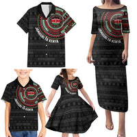 Personalised Kenya Family Matching Puletasi and Hawaiian Shirt African Tribal Pattern