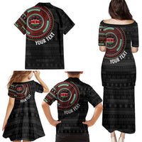 Personalised Kenya Family Matching Puletasi and Hawaiian Shirt African Tribal Pattern