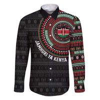 Personalised Kenya Family Matching Puletasi and Hawaiian Shirt African Tribal Pattern