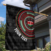 Personalised Kenya Garden Flag African Tribal Pattern