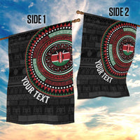 Personalised Kenya Garden Flag African Tribal Pattern