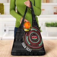Personalised Kenya Grocery Bag African Tribal Pattern