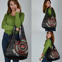 Personalised Kenya Grocery Bag African Tribal Pattern