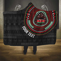 Personalised Kenya Hooded Blanket African Tribal Pattern