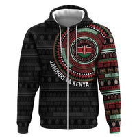 Personalised Kenya Hoodie African Tribal Pattern
