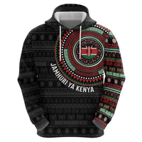 Personalised Kenya Hoodie African Tribal Pattern