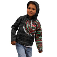Personalised Kenya Kid Hoodie African Tribal Pattern