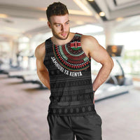 Personalised Kenya Men Tank Top African Tribal Pattern