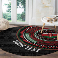 Personalised Kenya Round Carpet African Tribal Pattern