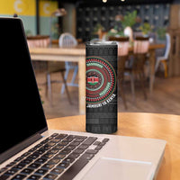 Personalised Kenya Skinny Tumbler African Tribal Pattern