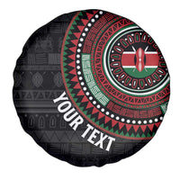 Personalised Kenya Spare Tire Cover African Tribal Pattern